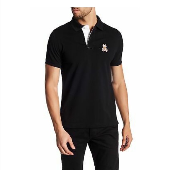 Psycho Bunny Other - Psycho Bunny Cayman Polo Shirt in Black